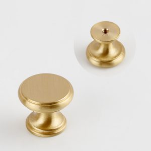 Solid Brass Cabinet Knob for Furniture Kitchen Cupboard Doors Closet Hardware